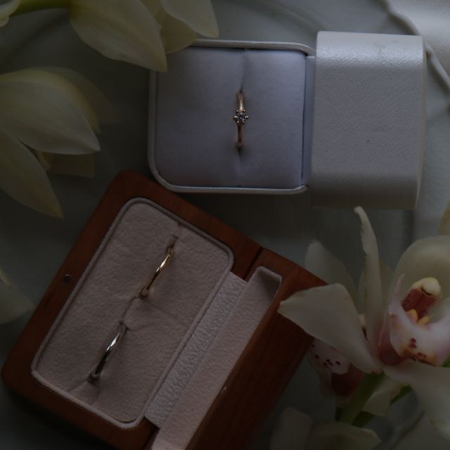 【atelier ST, CAT(アトリエ エスティーキャット)の口コミ】 デザインに関しては彼女の要望もあったのですが、とても可愛く、付けてい…