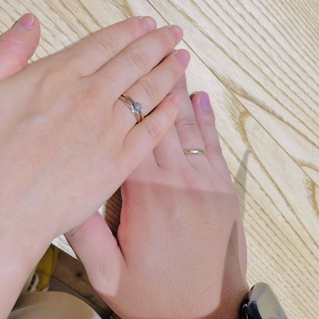 【出雲結(いずもゆい)の口コミ】 指輪のデザインが上品過ぎず、指輪一つひとつに想いが込められており2人の…