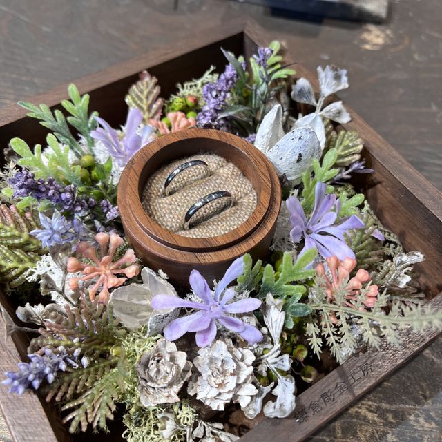 【鎌倉彫金工房の口コミ】 自分たちで作成するため、思い出にもなります。ダイヤモンドを入れること…