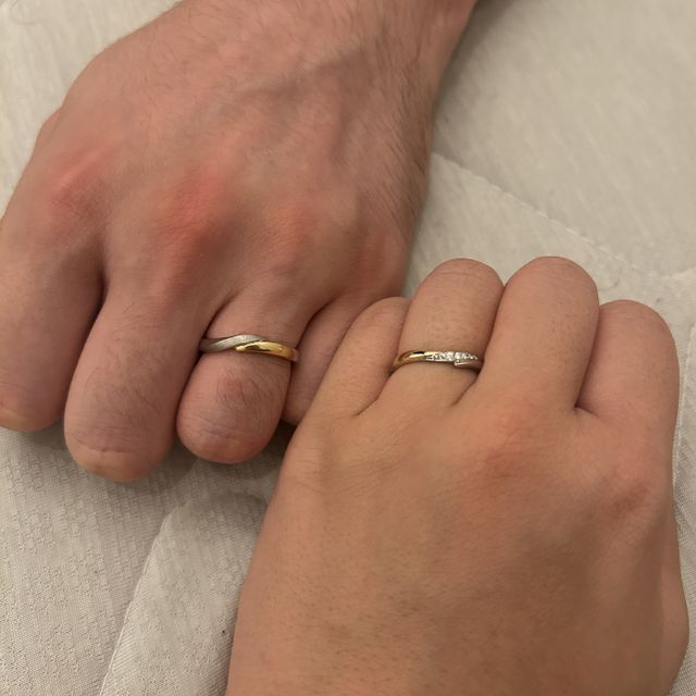 【アイプリモ(I-PRIMO)の口コミ】 夫婦共にゴールドが好きなこと、しかしダイヤモンドはプラチナの上に乗っ…