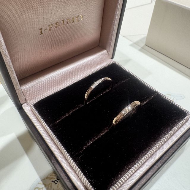 【アイプリモ(I-PRIMO)の口コミ】 ダイヤがハートのキューピットでダイヤひとつひとつ丁寧に加工されてあっ…