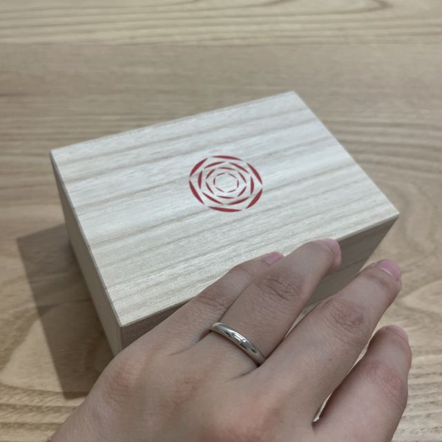 【出雲結(いずもゆい)の口コミ】 角が丸くひっかかりがなく、普段からずっとつけていたいと思っていたため…