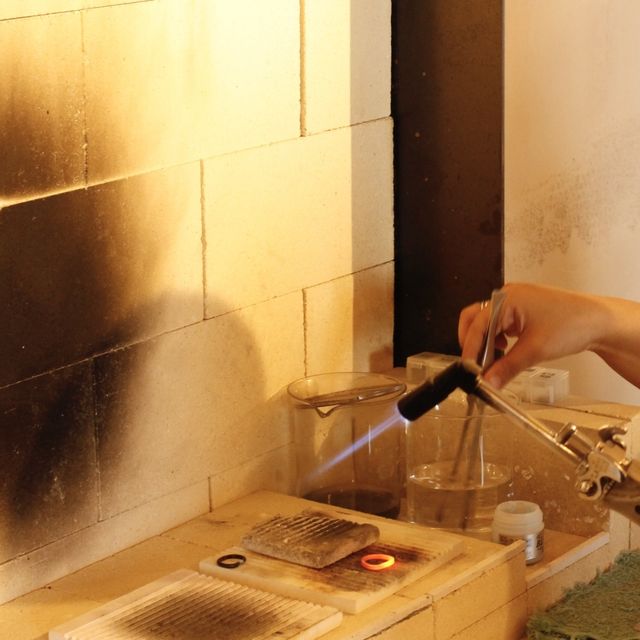 【鎌倉彫金工房の口コミ】 石やオプション加工も悩みましたが、当日に持ち帰りたかったのでクリア仕…