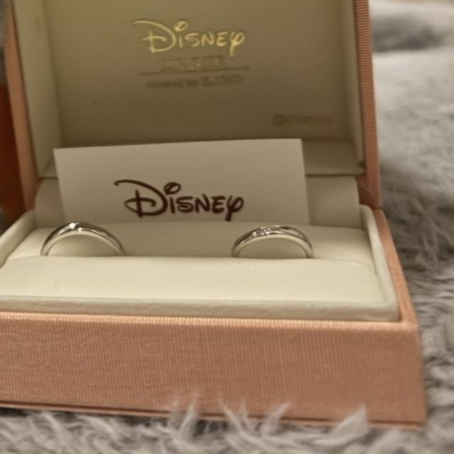 【ケイウノ ブライダル(K.UNO BRIDAL)の口コミ】 夫婦で思い入れのある好きなキャラクターを外側にペアで入れました。ダイ…