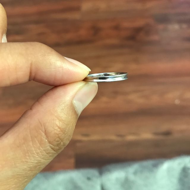 【ギンザタナカブライダル(GINZA TANAKA BRIDAL)の口コミ】 結婚指輪は毎日付けるものなので、できるだけシンプル目立たなく、ファッ…
