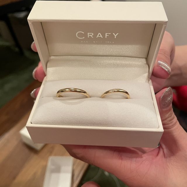 【CRAFY(クラフィ)の口コミ】 最高の指輪です！
手作りで2人で作ったいい思い出になりました。
指輪につ…