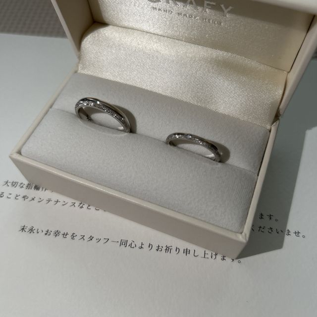 【CRAFY(クラフィ)の口コミ】 自分たちでえらんだデザインだから、特別感があり思い出にもなったし、大…