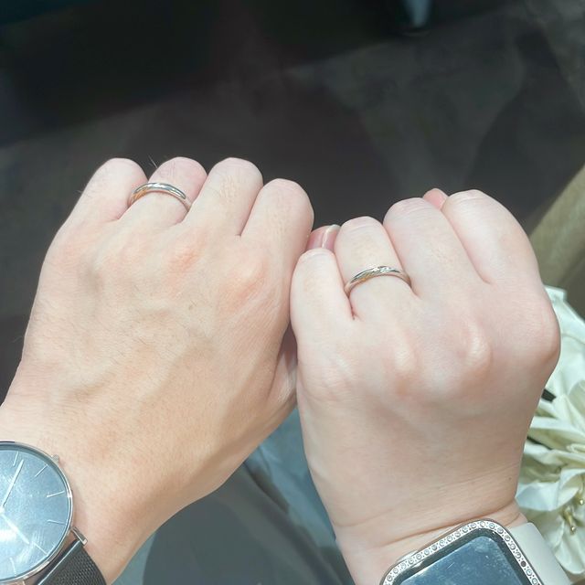 【AMATSU(アマツ)の口コミ】 とてもシンプルかつ上品なデザインで、着け心地もとても良かったです。は…