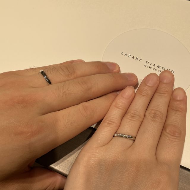 【ラザール ダイヤモンド(LAZARE DIAMOND)の口コミ】 つけ心地がよく、ダイヤモンドが7色にキラキラと光り見惚れてしまい、いろ…