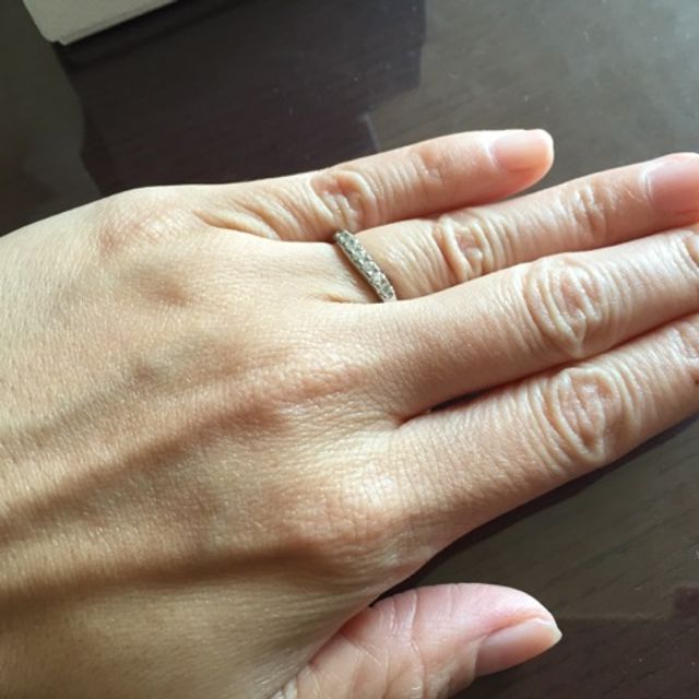 【MIKIMOTO(ミキモト)の口コミ】 結婚指輪で気にいるものがなかったので、オーダーして作ってもらいました…