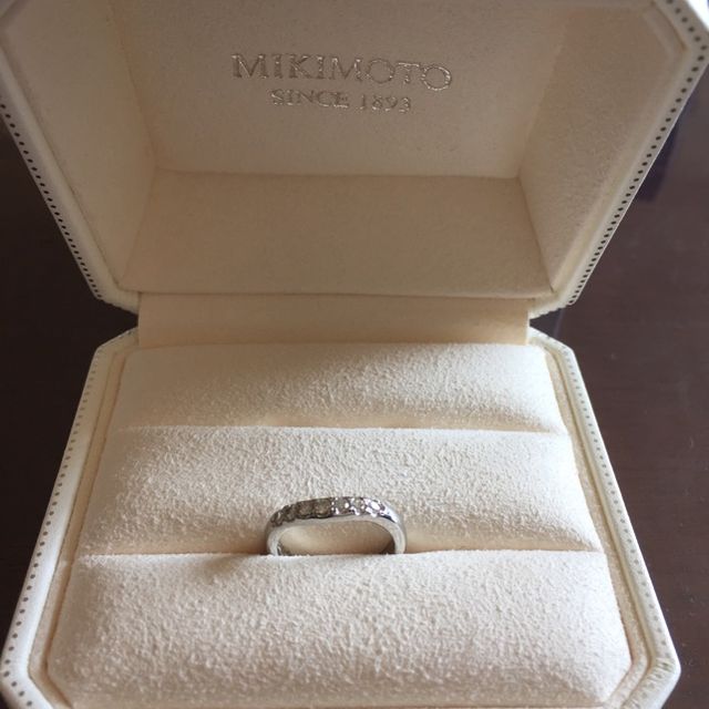 【MIKIMOTO(ミキモト)の口コミ】 結婚指輪で気にいるものがなかったので、オーダーして作ってもらいました…