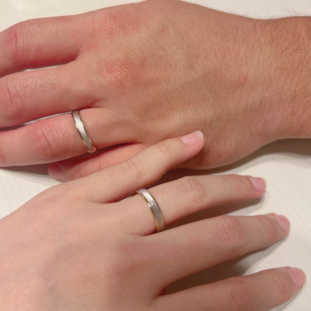 【BONDS(ボンズ)の口コミ】 最初決めていた指輪と同じブランドの指輪を紹介されて、輝きを見てすぐに…