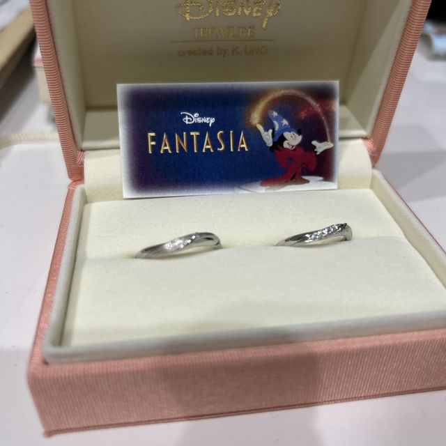 【ケイウノ ブライダル(K.UNO BRIDAL)の口コミ】 ディズニーデザインだけど、よく見ないとディズニーデザインだと分からな…