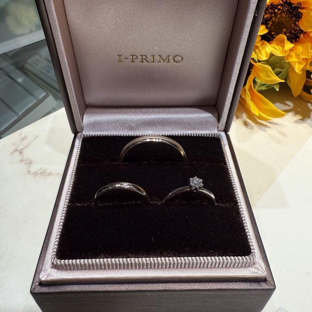 【アイプリモ(I-PRIMO)の口コミ】 指輪のデザインのポイントは、あまり派手なものは好きじゃないのでシンプ…