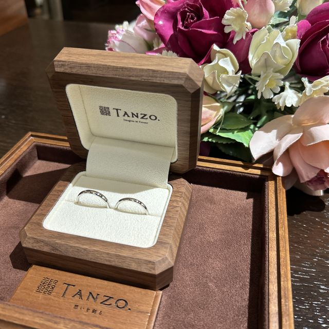 【TANZO.(鍛造指輪)の口コミ】 夫と相談して、丈夫でシンプルなデザインを希望していたので、希望通りに…
