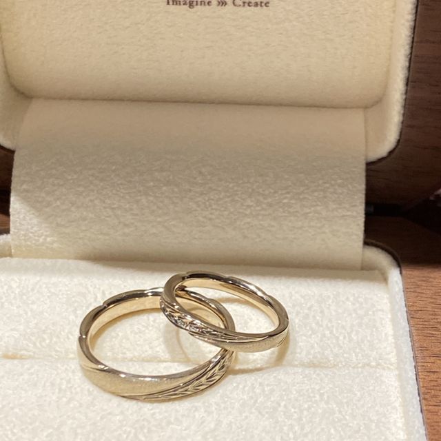 【TANZO.(鍛造指輪)の口コミ】 色々な指輪を見ていく中で理想とする完成系が見えてきて、フルオーダーで…