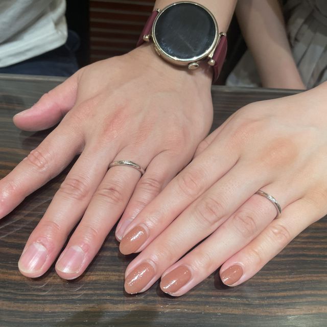 【AMATSU(アマツ)の口コミ】 ピンクゴールドがさりげなく使われており、他にはないデザインです。ダイ…