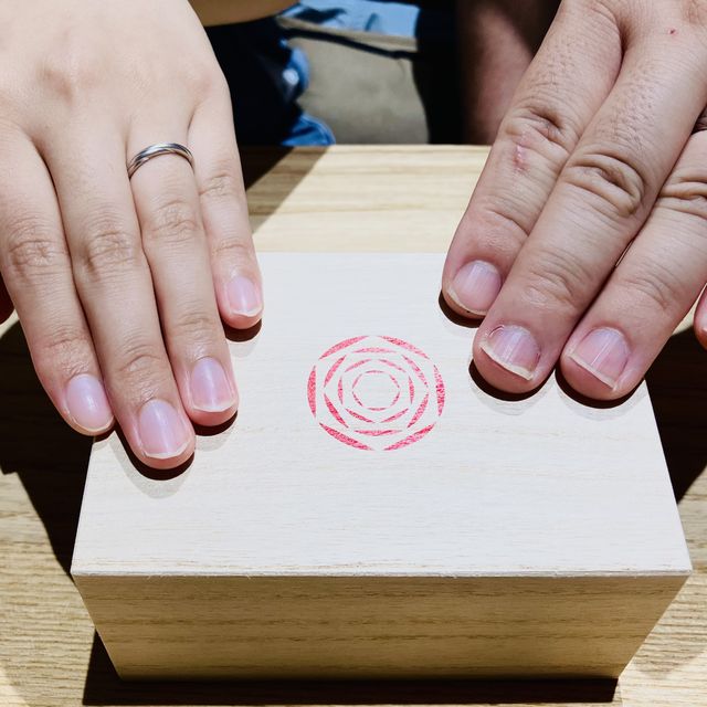 【出雲結(いずもゆい)の口コミ】 しめ縄をイメージした独特のデザインは人と被りません
またホーニング加工…