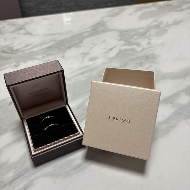 【アイプリモ(I-PRIMO)の口コミ】 エピュレのちょっとした、キラキラのデザインと形で本番の式場につけるの…