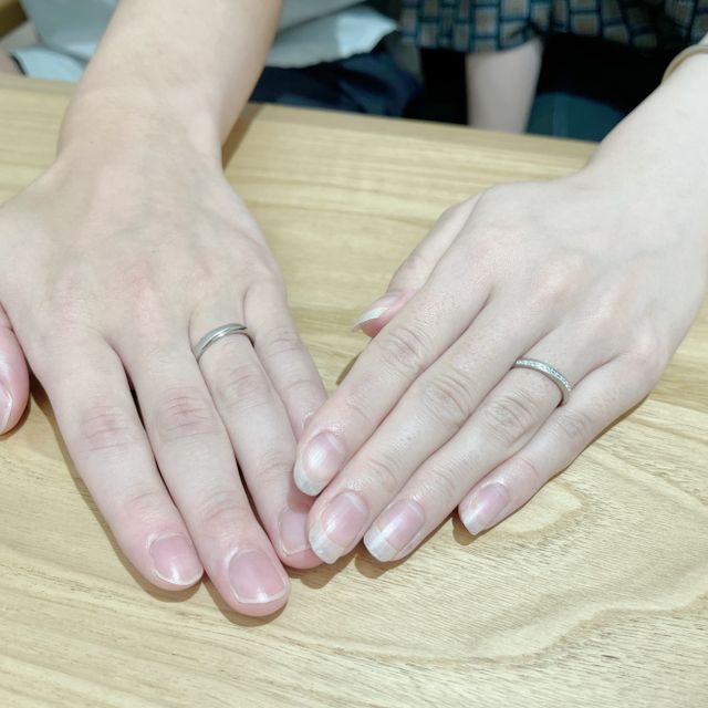 【出雲結(いずもゆい)の口コミ】 指輪のデザインの自由度が高いため、自分たちの希望に限りなく近いデザイ…