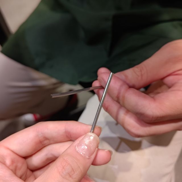 【鎌倉彫金工房の口コミ】 何と言っても、手作りでオリジナルの指輪が作る事が出来る事が一番のおす…