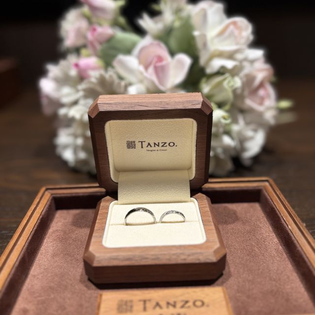 【TANZO.(鍛造指輪)の口コミ】 自分で気に入ったデザインを選んで自分だけの指輪が作れたことがとても嬉…