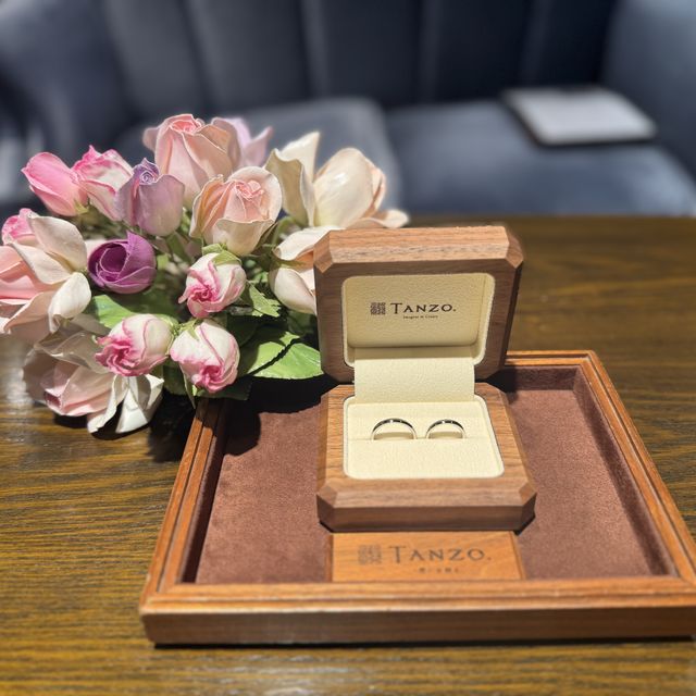 【TANZO.(鍛造指輪)の口コミ】 シンプルなデザインと鍛造製法が希望でTANZOさんに決めました！シンプルな…