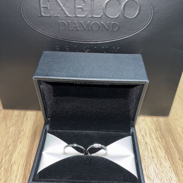 【エクセルコダイヤモンド(EXELCO DIAMOND)の口コミ】 あまり被らないデザインなので特別感があり決めました。個性的なものもた…