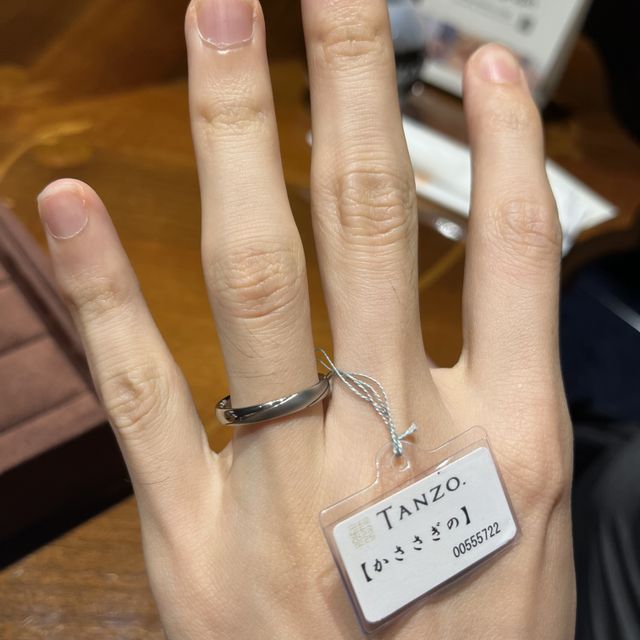【TANZO.(鍛造指輪)の口コミ】 ブランド全体のコンセプトではあるが、指輪が変形しにくい点が魅力に思い…