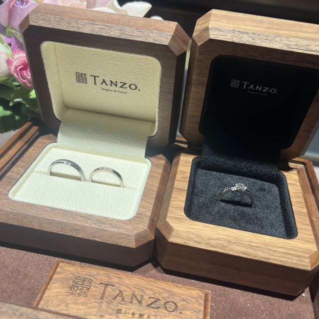 【TANZO.(鍛造指輪)の口コミ】 オーダーなので自分の好きなものを作れること。ピンクを入れたい私の希望…