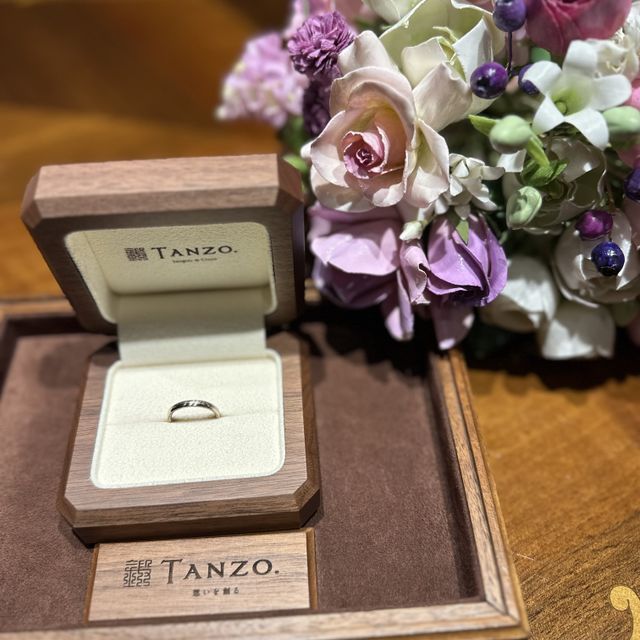【TANZO.(鍛造指輪)の口コミ】 オーダーメイドかつ鍛造製法なので、変形しにくく傷がつきにくいところが…