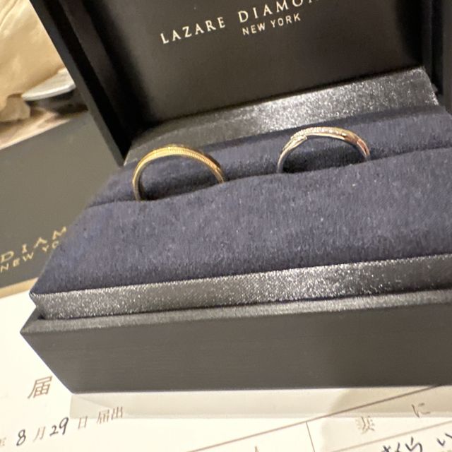 【ラザール ダイヤモンド(LAZARE DIAMOND)の口コミ】 5店舗ほどいき、自分達がどういうものを欲しいかもよくわからなくなってい…