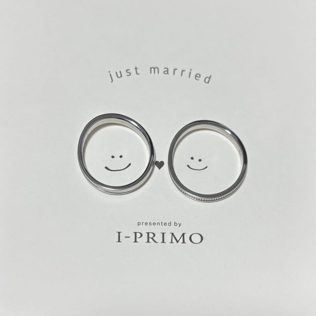 【アイプリモ(I-PRIMO)の口コミ】 デザインをペアではなくお互いに気に入った物をそれぞれに選びましたが、…