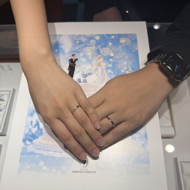 【銀座ダイヤモンドシライシの口コミ】 価格が良心的でした。キャンペーンで割引もきいてお得に購入できました。…