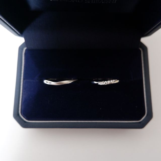 【銀座ダイヤモンドシライシの口コミ】 派手過ぎず、シンプルすぎない洗練されたデザインです。　今だけでなく､こ…