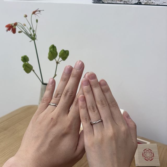 【出雲結(いずもゆい)の口コミ】 風結というデザインを選びました。基本的にはシンプルで日常使いしやすい…