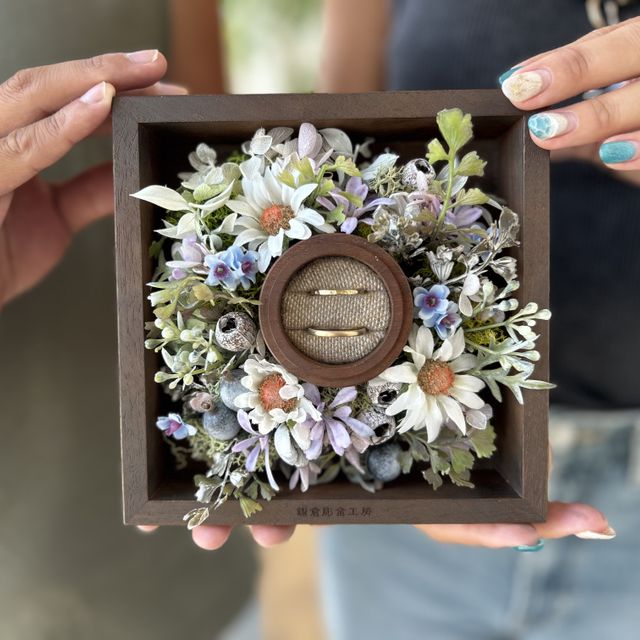 【鎌倉彫金工房の口コミ】 デザインは細かく選ぶことができて、色々迷ったけど自分の期待通りにでき…