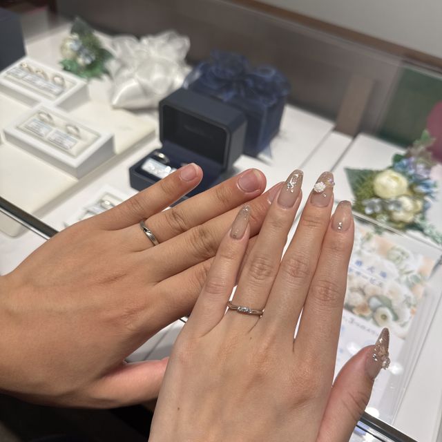 【エクセルコダイヤモンド(EXELCO DIAMOND)の口コミ】 日本人の指に馴染みやすいデザインが多いとお伺いしました。実際に、試着…