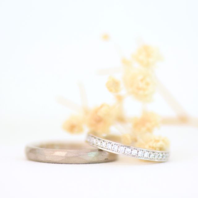 【CRAFY(クラフィ)の口コミ】 エタニティにするか、1粒にするか迷っていましたが、リングを半面でリバー…