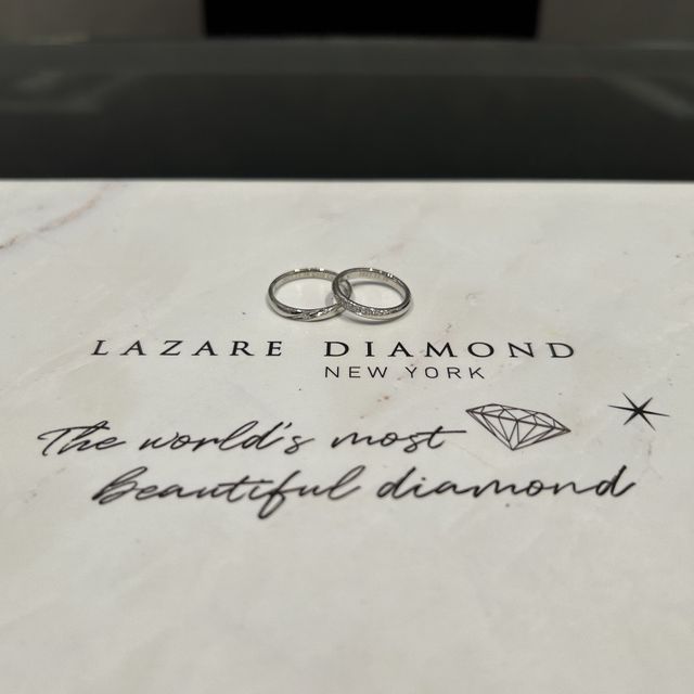 【ラザール ダイヤモンド(LAZARE DIAMOND)の口コミ】 沢山のジュエリーショップを見に行きましたが、ダイヤモンドが綺麗で、好…