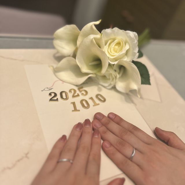 【アイプリモ(I-PRIMO)の口コミ】 真ん中にダイヤがついているタイプと悩んだけれど、重ね付けをした際少し…