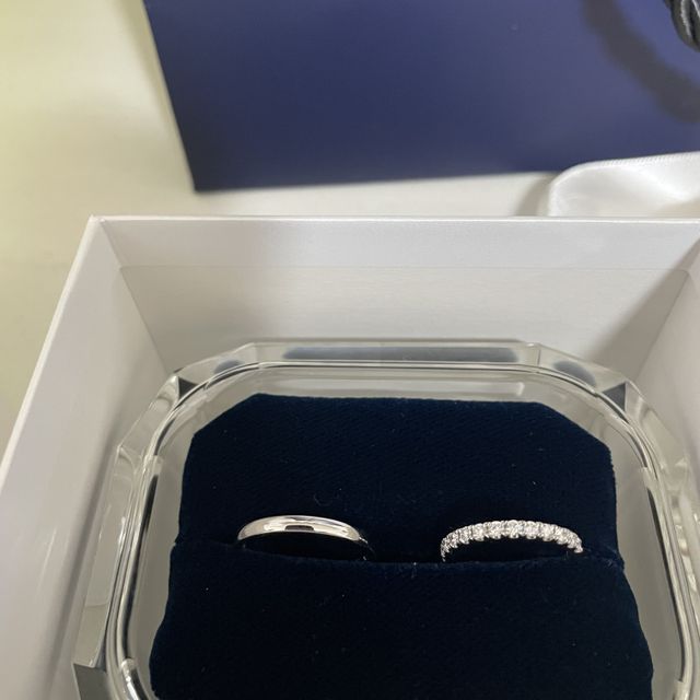 【ヴァンドーム青山(VENDOME AOYAMA)の口コミ】 他のブランドも周りましたが、コスパが良くダイヤの輝きがしっかり輝いて…