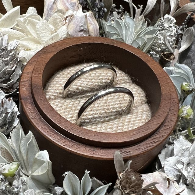 【鎌倉彫金工房の口コミ】  手作りの結婚指輪が欲しいと思い作成しました。初めて手作りの指輪を作る…