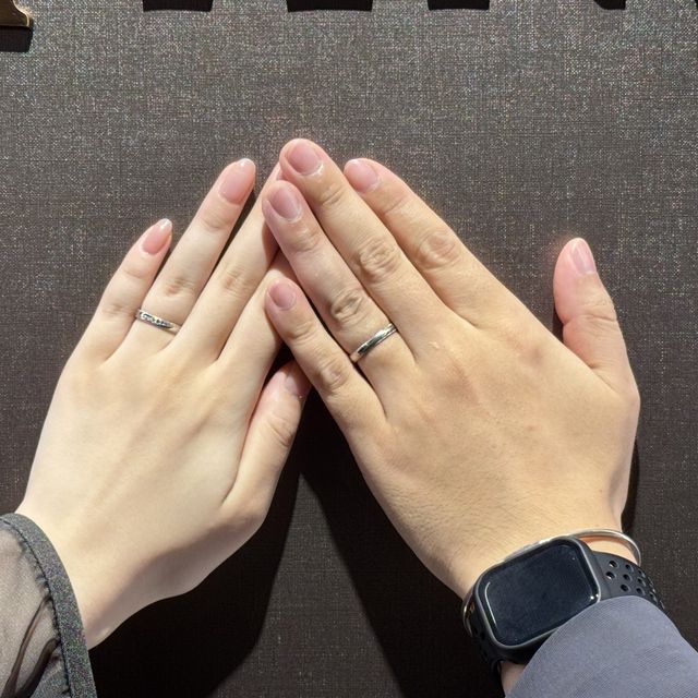 【TANZO.(鍛造指輪)の口コミ】 自分たちが大事にしているこだわりをお伝えしたら、いろんなパターンを提…