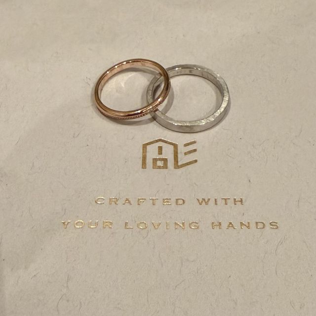 【鎌倉彫金工房の口コミ】 結婚指輪ですが、自分の肌の色やファッションに馴染みやすい指輪にしたく…