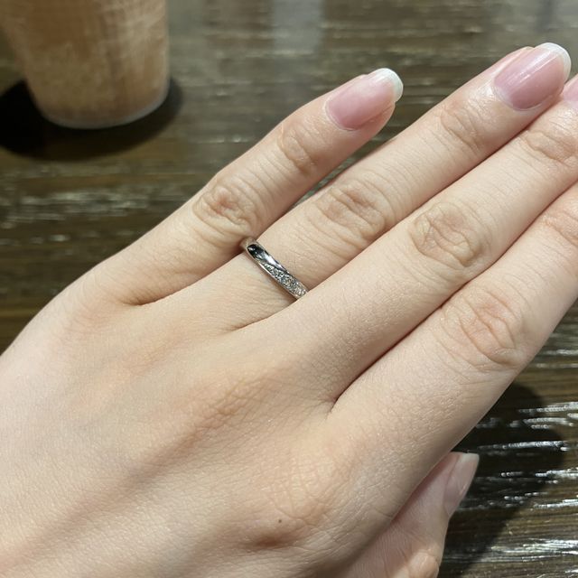 【TANZO.(鍛造指輪)の口コミ】 鍛造製法で品質がよく、付け心地も非常によいです！プラチナを、なじみや…