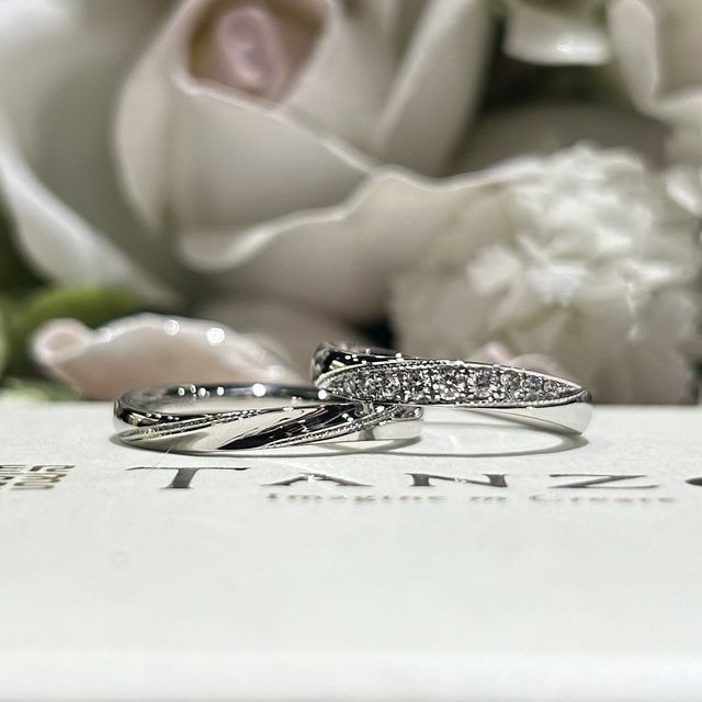 【TANZO.(鍛造指輪)の口コミ】 自分好みのデザインを組み合わせて選択することができ、一つだけの指輪を…