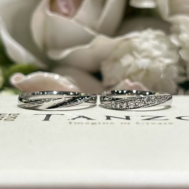 【TANZO.(鍛造指輪)の口コミ】 何店舗か行きましたが、TANZO.さんに来店して、結婚指輪を作りたいとすぐ…