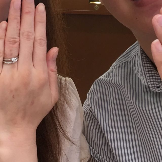 【銀座ダイヤモンドシライシの口コミ】 他のブランドとはダイヤモンドの輝きが違いました！やっぱりカットにこだ…