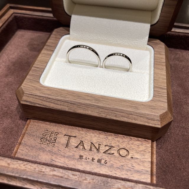 【TANZO.(鍛造指輪)の口コミ】 デザインや太さなど何通りもある中から、じっくり提案いただきながら決め…